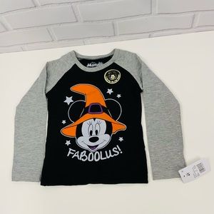 Disney Minnie Glow In The Dark Halloween Girl T-shirt 4T